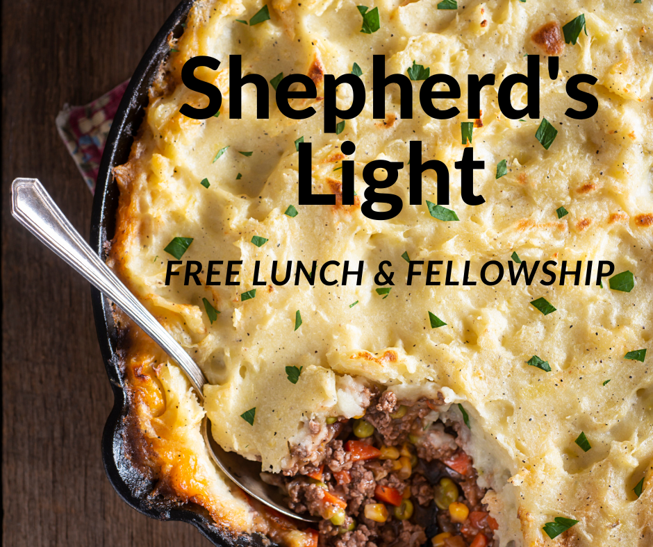 Shepherd's Light lunch 11am-1pm